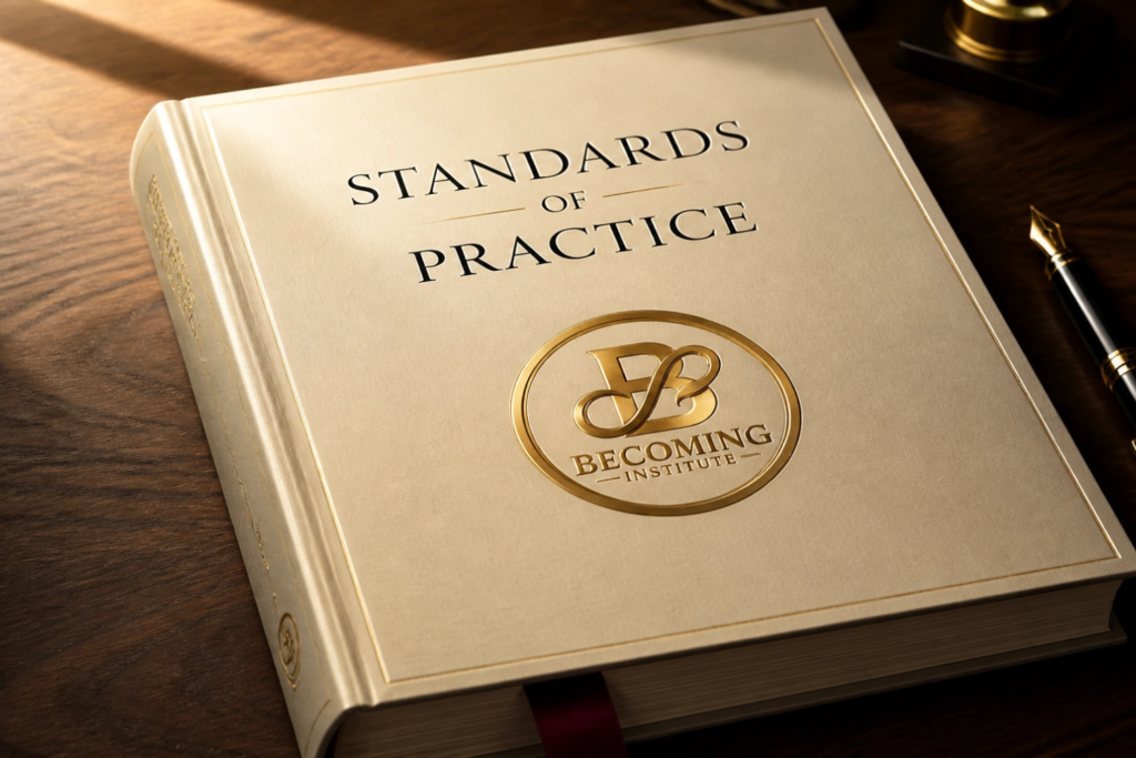 Standards of Practice book for RN psychotherapists at the Becoming Institute